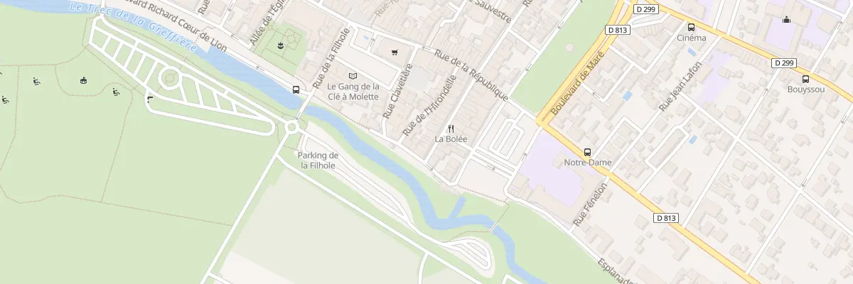 Plan du 7 Rue Labat à Marmande