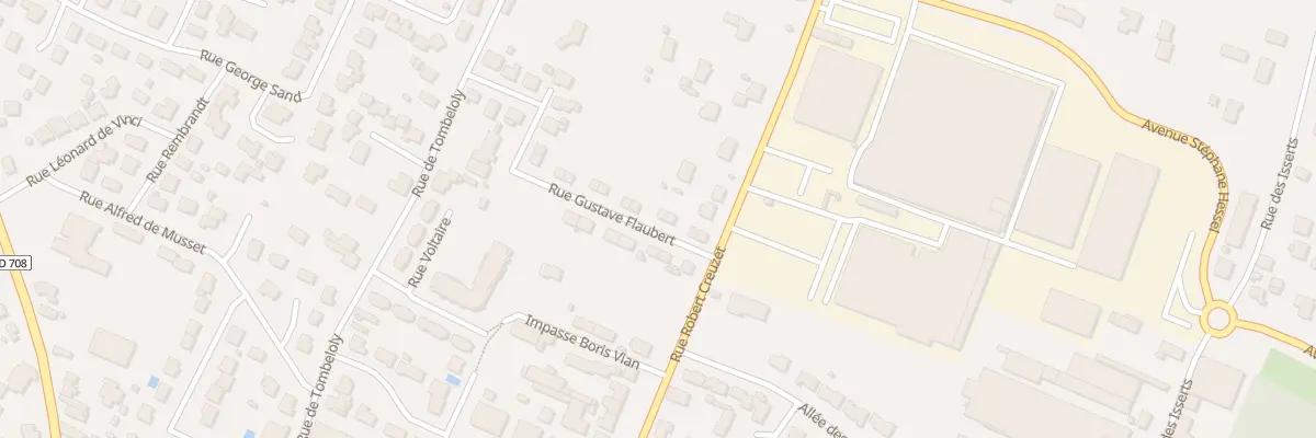 Plan du 8 Rue Gustave Flaubert à Marmande