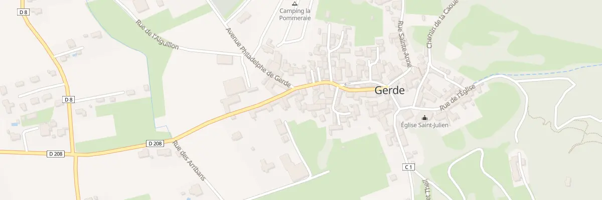 Plan du 4 Rue de la République à Gerde