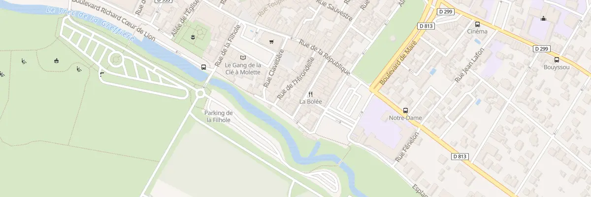 Plan du 11 Rue Labat à Marmande