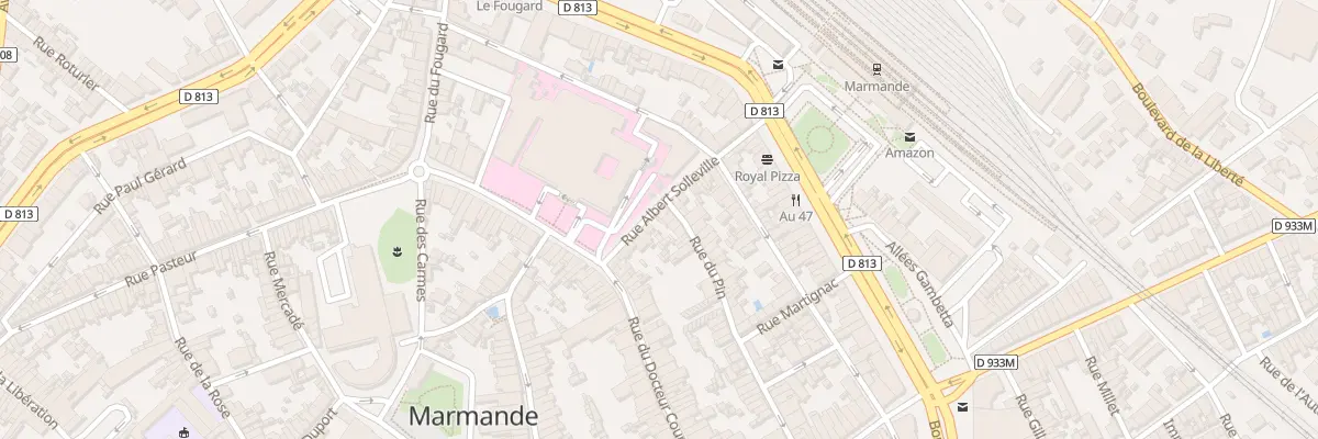 Plan du 12 Rue Albert Solleville à Marmande