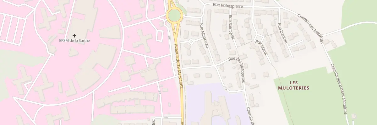 Plan du 1 Cr Dit Ruelle des Muloteries à Allonnes