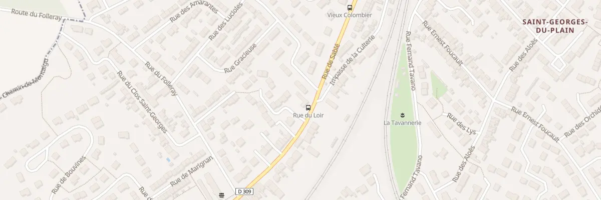 Plan du 126 Rue de Sablé au Mans