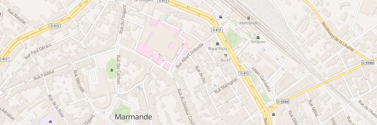 Plan du 25 Rue du Pin à Marmande