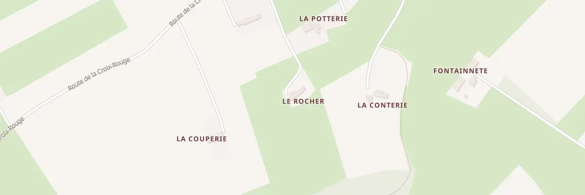 Plan du 628 Rte de la Croix Rouge à Requeil