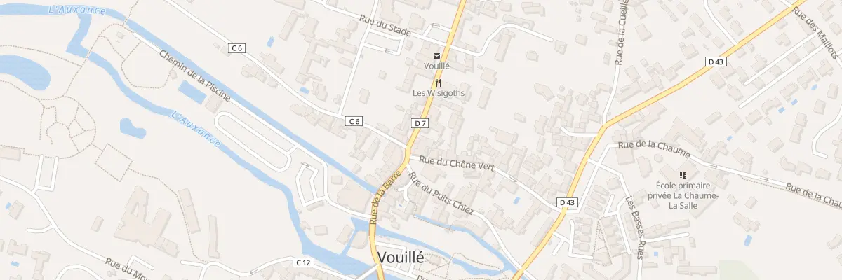 Plan du 4 Rue Gambetta à Vouillé