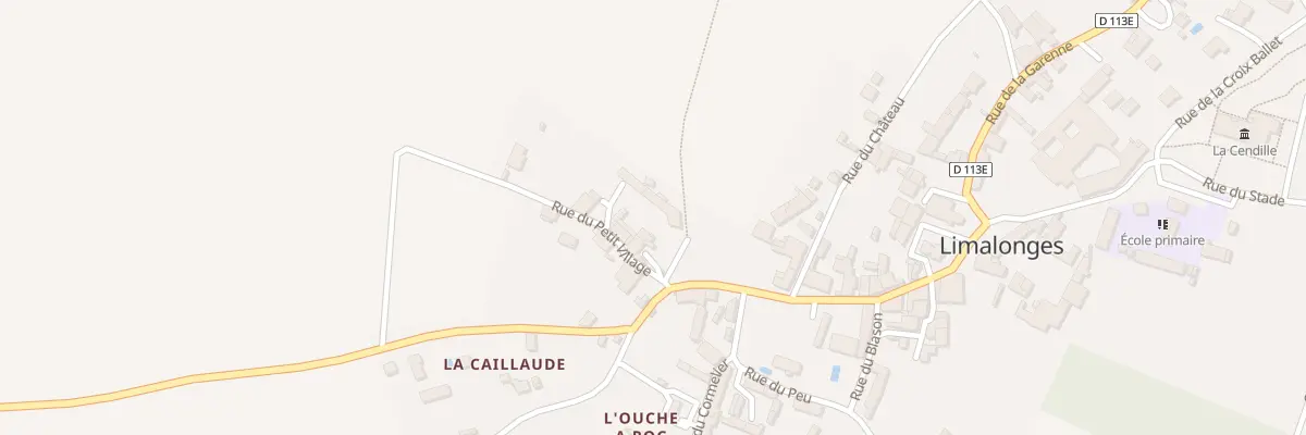 Plan du 4 Rue du Petit Village à Limalonges