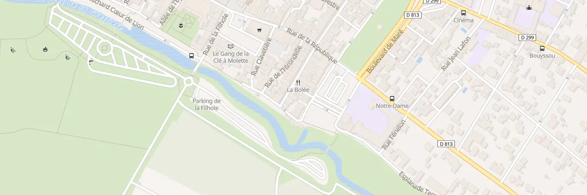 Plan du 10 Rue Labat à Marmande