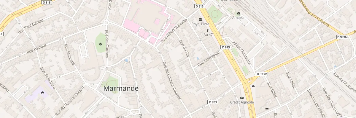 Plan du 9 Rue du Pin à Marmande