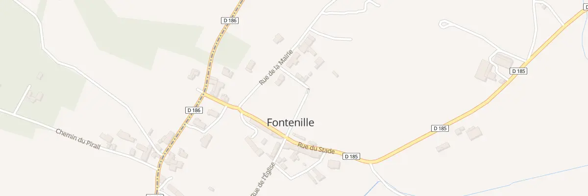 Plan du 2 Rue du Chêne Vert à Fontenille