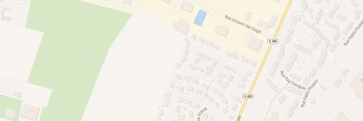 Plan du 28 Rue Jean Baptiste Clément à Montivilliers