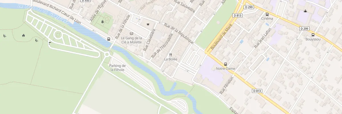 Plan du 16 Rue Labat à Marmande