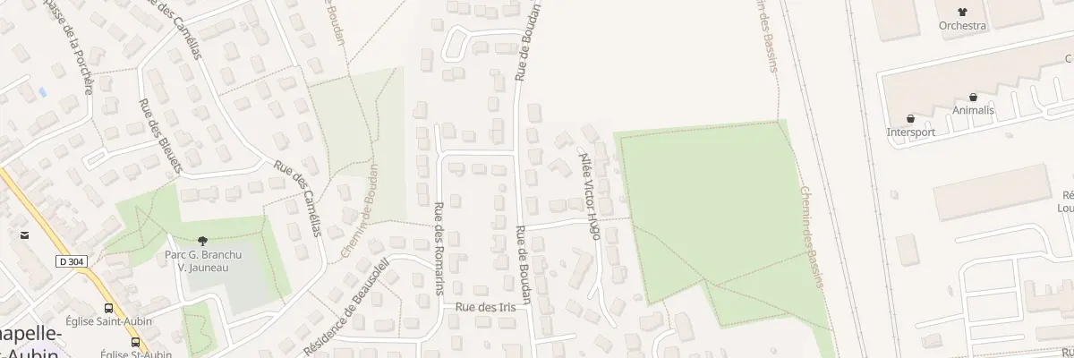 Plan du 20 Rue de Boudan à La Chapelle-Saint-Aubin