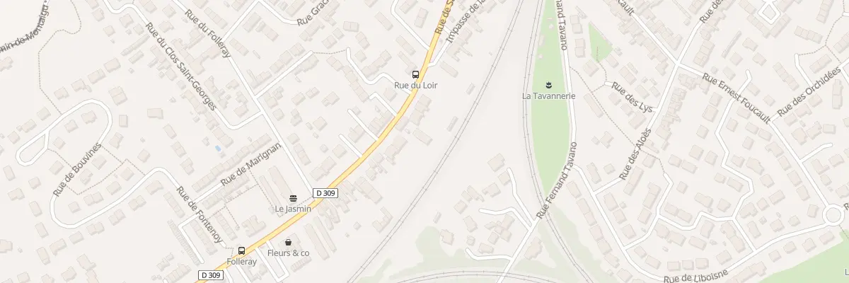 Plan du 119B Rue de Sablé au Mans