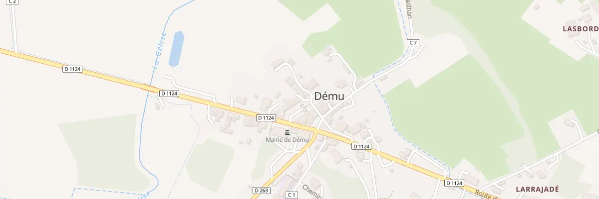 Plan du 5047 Au Village à Dému