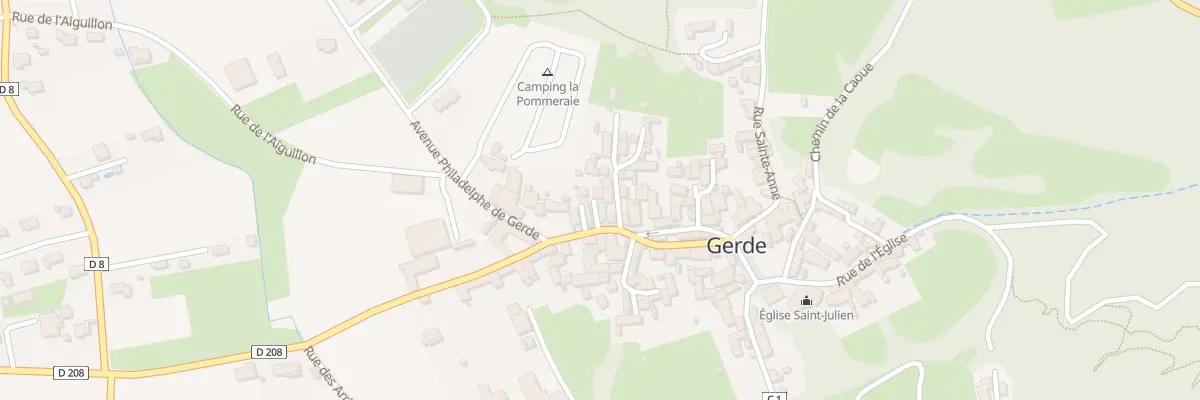 Plan du 13 Rue de la République à Gerde