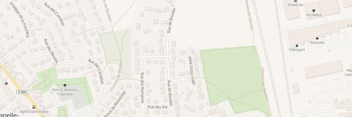 Plan du 22 Rue de Boudan à La Chapelle-Saint-Aubin