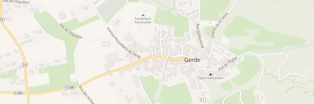 Plan du 15 Rue de la République à Gerde