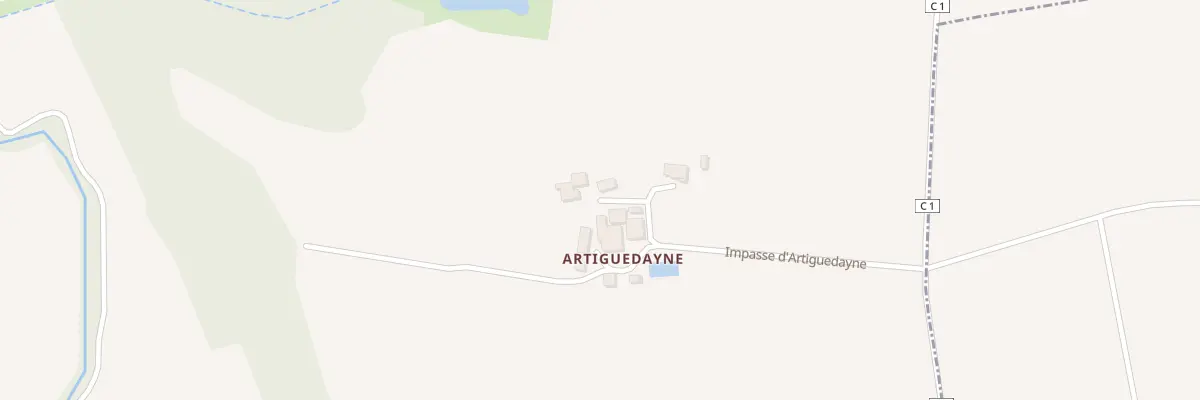 Plan du 5044 A Artiguedayne à Noulens