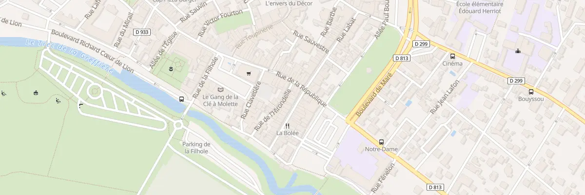 Plan du 45 Rue Labat à Marmande