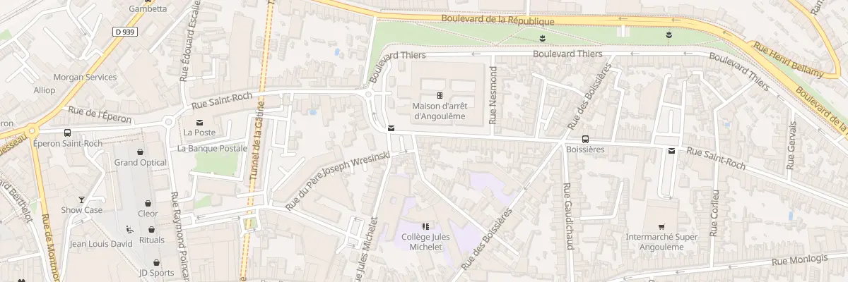 Plan du 71 Rue Saint Roch à Angoulême