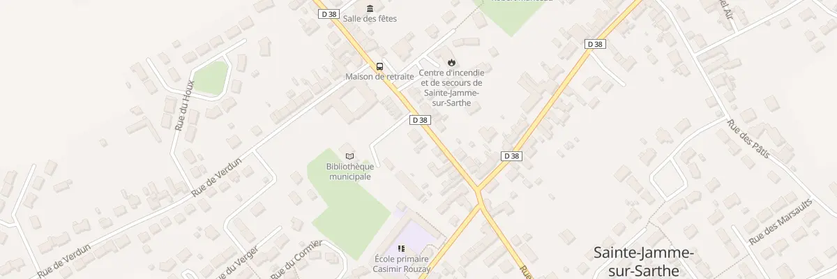 Plan du 13 Rue du Onze Novembre à Sainte-Jamme-sur-Sarthe