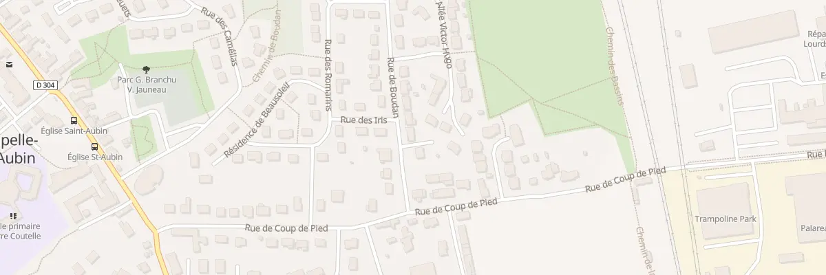 Plan du 8 Rue de Boudan à La Chapelle-Saint-Aubin
