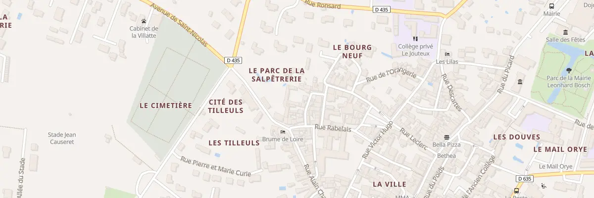 Plan du 9 Rue du Battoir à Bourgueil
