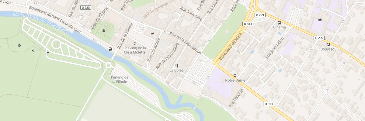 Plan du 28 Rue Labat à Marmande