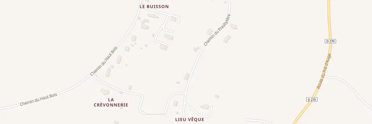 Plan du 590 Che du Presbytère à Manerbe