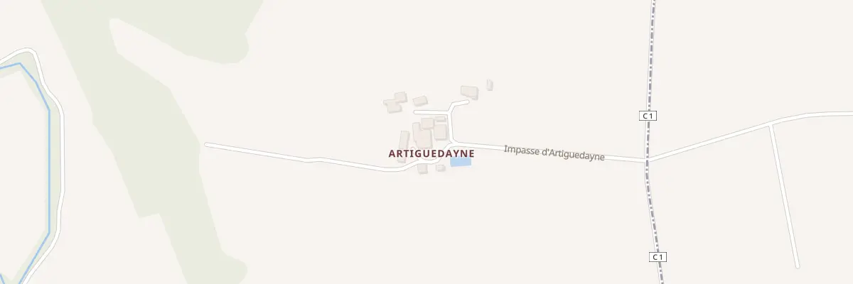 Plan du 251 Imp d’Artiguedayne à Noulens