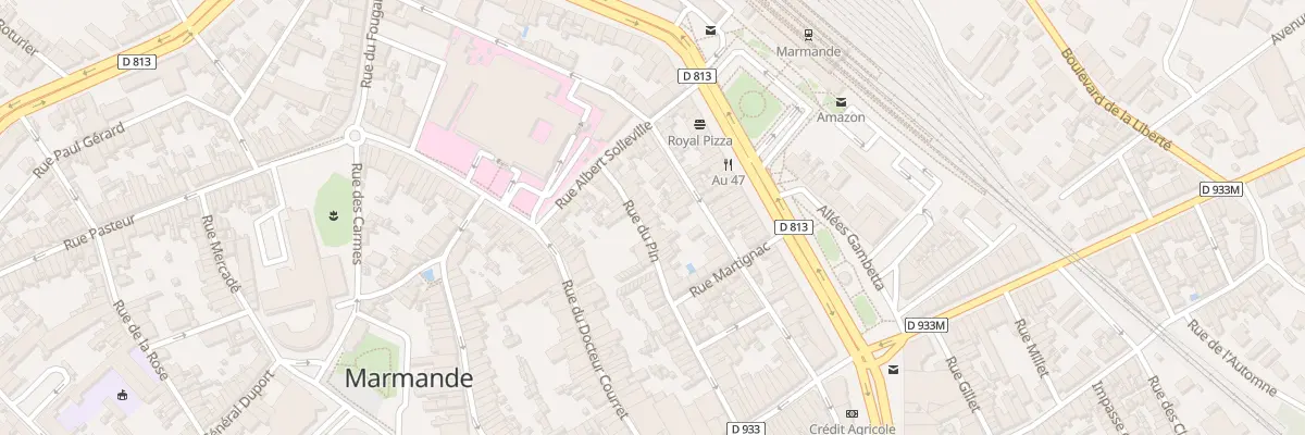 Plan du 22 Rue du Pin à Marmande