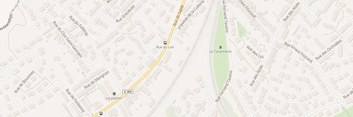 Plan du 113 Rue de Sablé au Mans