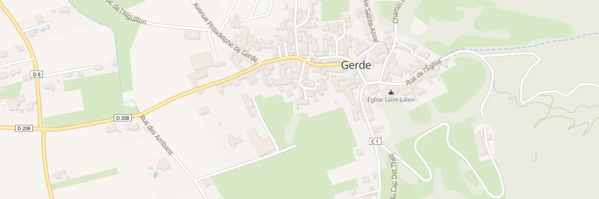 Plan du 8 Imp de Nicharre à Gerde
