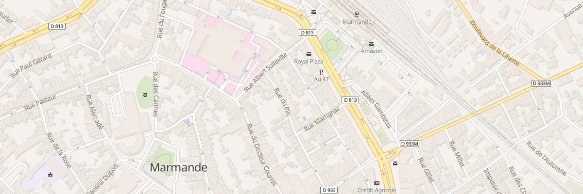 Plan du 20 Rue du Pin à Marmande