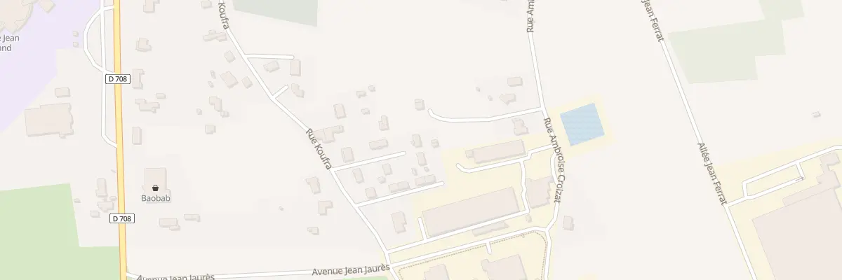 Plan du 23 Rue Koufra à Montpon-Ménestérol