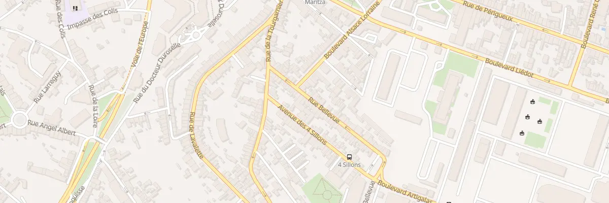 Plan du 21 Rue Bellevue à Angoulême