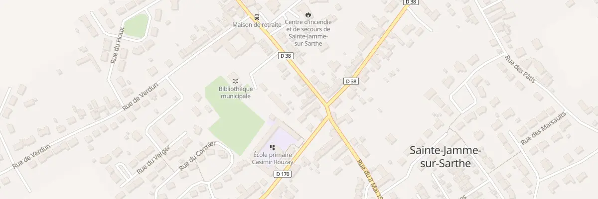 Plan du 7 Rue du Onze Novembre à Sainte-Jamme-sur-Sarthe