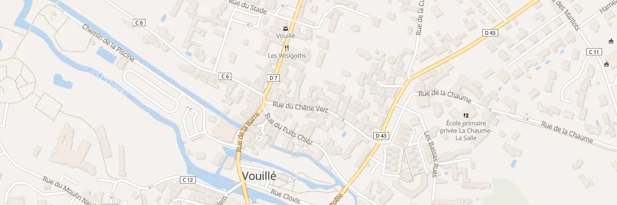 Plan du 3B Rue du Chêne Vert à Vouillé