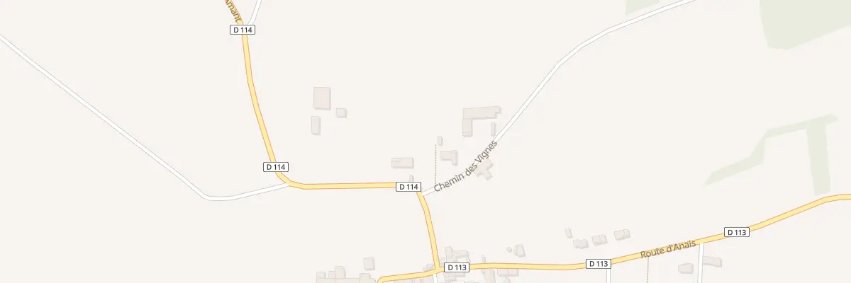 Plan du 1B Che des Vignes à Saint-Amant-de-Boixe