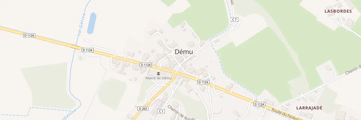Plan du 5031 Au Village à Dému