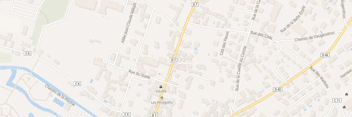 Plan du 5756 Rue Gambetta à Vouillé