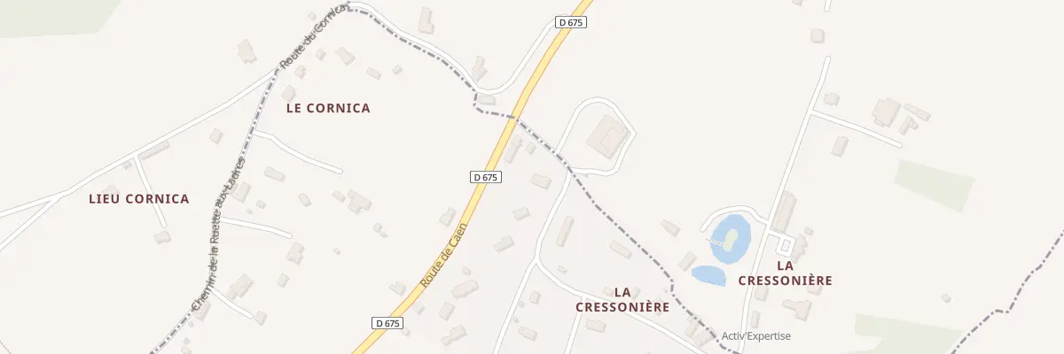 Plan du 84 Che de la Cressonnière à Saint-Hymer
