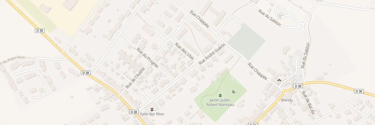 Plan du 27 Rue André Guérin à Sainte-Jamme-sur-Sarthe