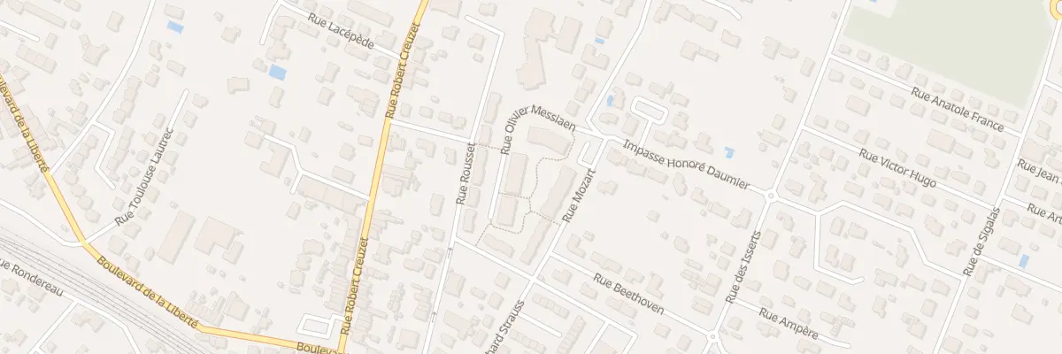 Plan du 5 Rue Mozart à Marmande