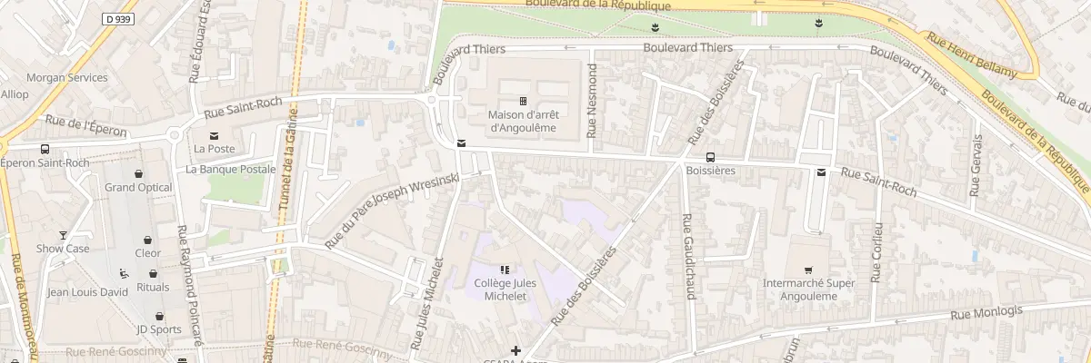 Plan du 85 Rue Saint Roch à Angoulême