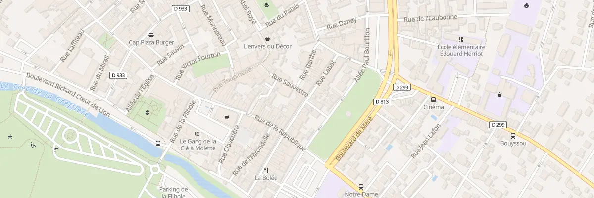 Plan du 67 Rue Labat à Marmande