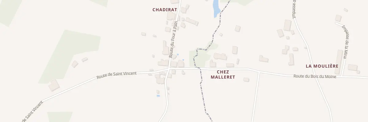 Plan du 328 Chadirat à Saint Aulaye-Puymangou