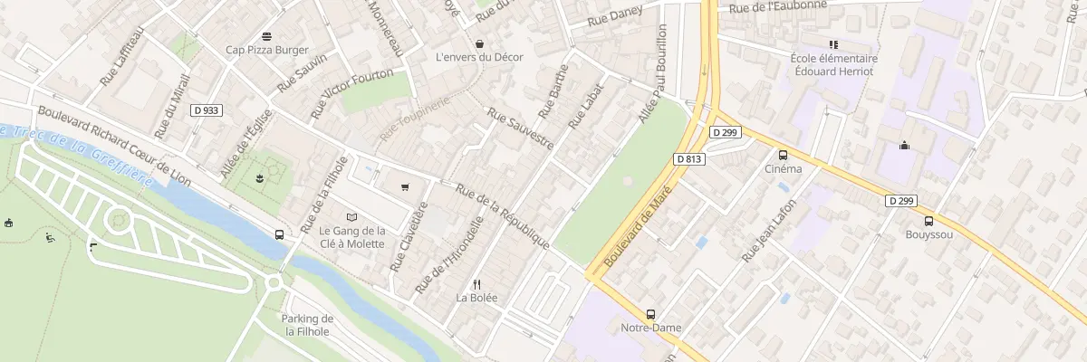Plan du 56 Rue Labat à Marmande