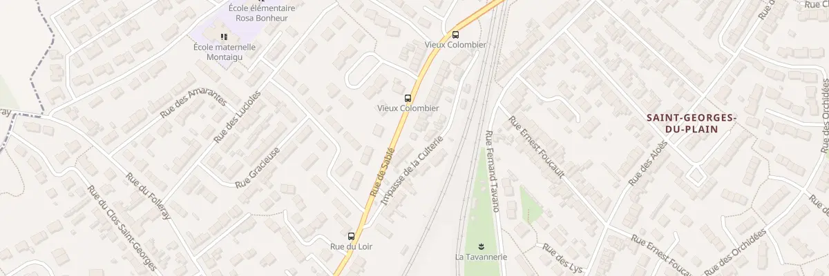 Plan du 87 Rue de Sablé au Mans